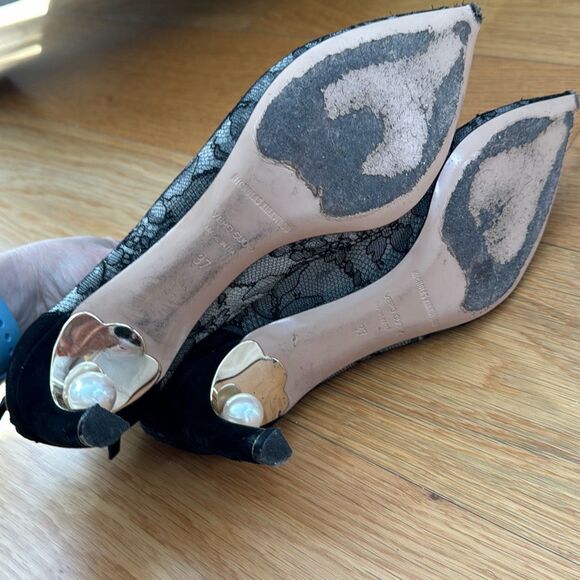 Nicholas Kirkwood Mira Pearl Booties Size 37 - Picture 9 of 11